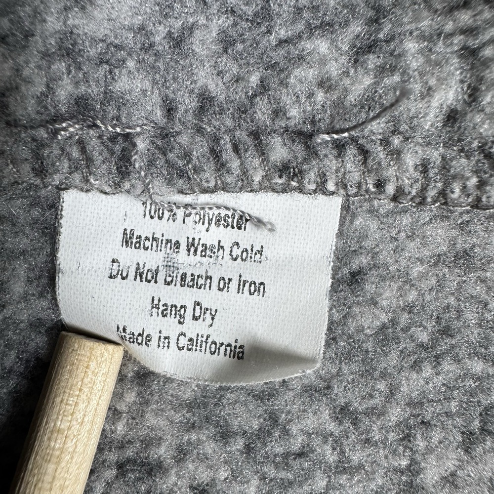 Taylor Stitch Big Sur Shirt Jacket Mens 42 Heather Gray Polartec Fleece Snap USA - Picture 9 of 13